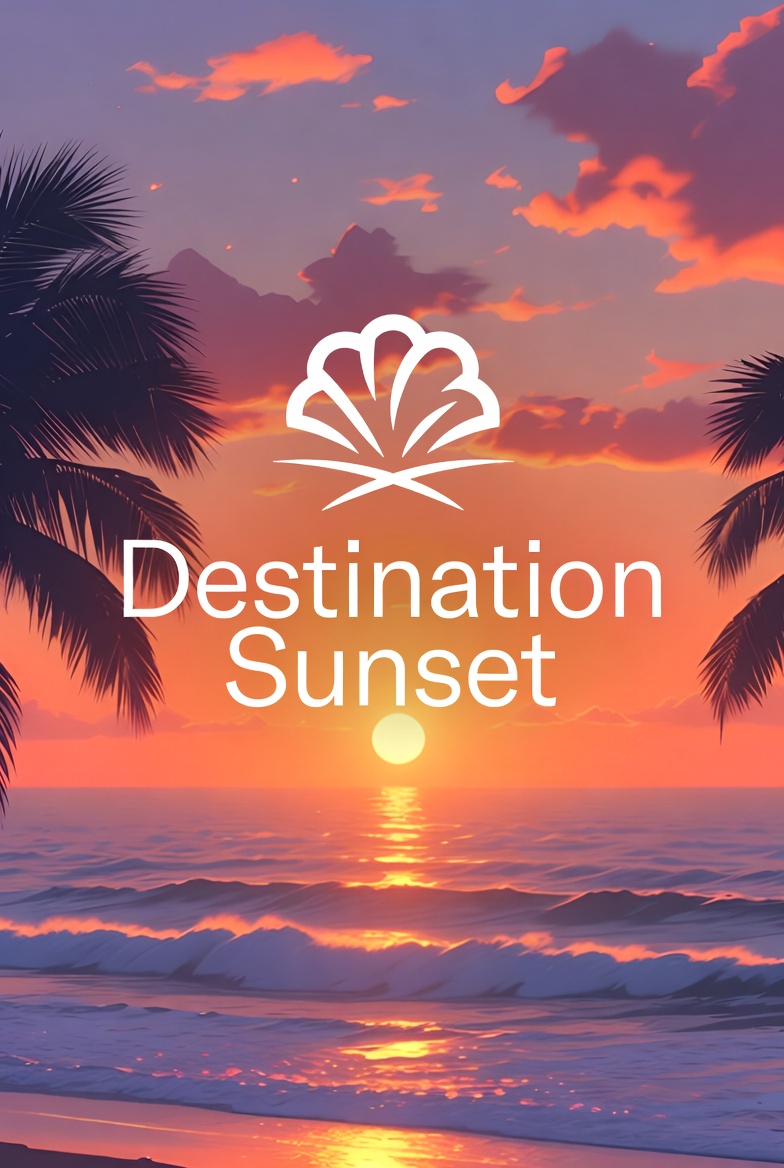 Destination Sunset Jax waterfront RV campsite logo Jacksonville FL